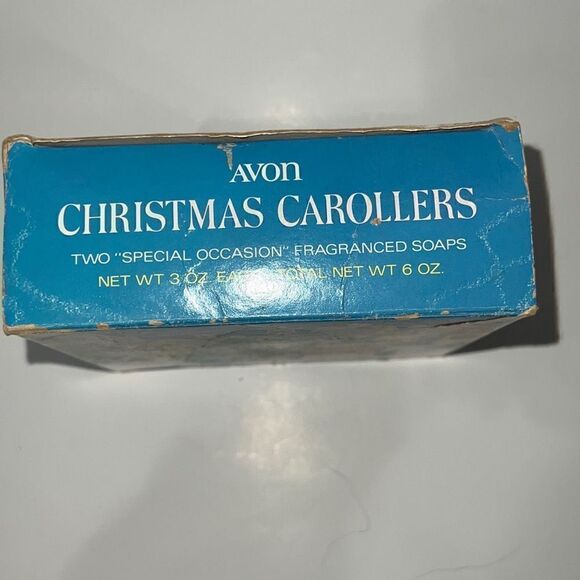 Avon Christmas Carollers Fragranced Soaps Vintage VTG Special Occasion Set of 2 - Picture 8 of 12